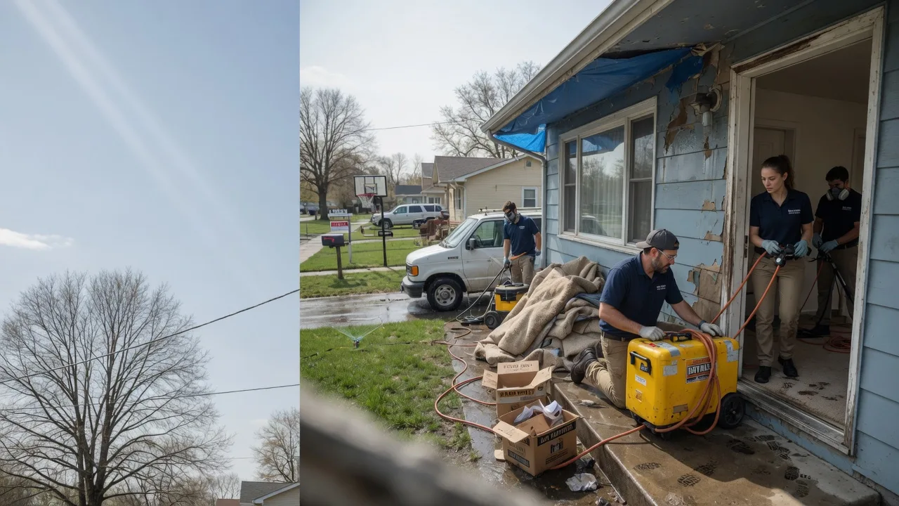 Basement Flood Cleanup in Macksville, KS near me